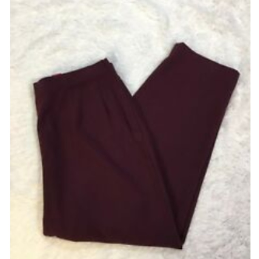 Avenue Pants Stretch Straight Leg Purple